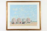 Frederick McDuff, Summer Colors, Colored serigraph numbered 5/28, titled center and signed lower right hand corner