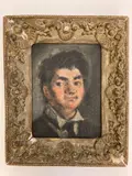 Henrik Major, Teenager Gazing, Oil on board