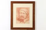 Benjamin Franklin Bache, G.L, Blanchet"; sepia charcoal on paper