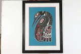 Floyd Joseph, Protection, Serigraph on paper numbered 65/180 and signed "Tyee CHIEF Floyd Joseph" in the lower right hand corner