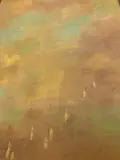 John St. John, Yellow Sky, Oil on canvas