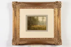 Dick van Heerde, Reid Deer, Oil on board