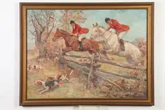 Arthur E. Becher, The Hunt, 1937, Oil on canvas