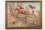 Arthur E. Becher, The Hunt, 1937, Oil on canvas