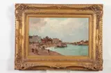 Theodore Alexander Weber, French Riviera, Oil on canvas