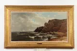 Alfred Thompson Bricher, Rocky Coastline with Sailboats