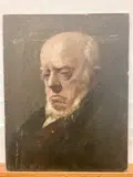 Adolf Kaufmann, The Viennese Banker, Oil on board