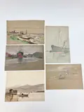 Adolf Kaufmann, Five Preparatory Drawings