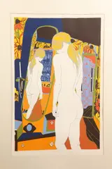 Patricia White, The Girl and the Mirror, 1972, Pencil titled, signed, dated (September 1972) and numbered 27/60