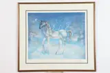 Cheval Allegre (Happy Unicorn) by Salvador Dalí, Limited edition lithograph printed in France on high quality Arches paper, sold Nov 2021