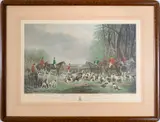 John Wray Snow, The Meet At Blagdon, Reads "To Sir Matthew White Ridley Bart, this engraving from the original picture in his possession, with permission most respectfully dedicated by his most obedient servants the publishers."