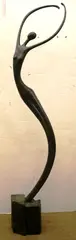 Ruth Bloch, Floating Lady, Limited edition bronze statue