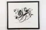 Brenda Singletary, Black and White Study, Pastel on paper