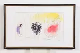 The Red Rooster / Le Coq Rouge by Marc Chagall, 1957, Colored lithograph from the monograph "Chagall" by J, sold Nov 2021