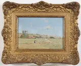 Victor Viollet-Le-Duc, Paysage du Mid de la France, Oil on canvas