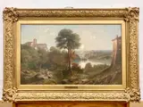 James Wilson Carmichael, Lake Nemi, Oil on canvas