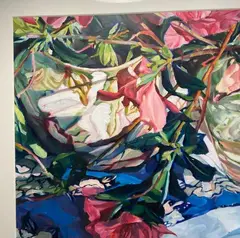 Catherine Behrent, Still Life in the Wind, Oil on paper