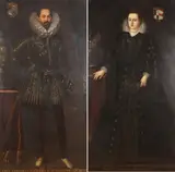 Jean Bahuet, Leonora Sanvitale and Giulio Tiene, Oil on canvas