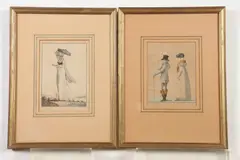 German School, German Fashion Plates, Each engraving is individually