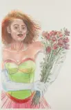 Jody Mussoff, Woman Holding Roses