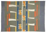 Michael O'Connell, 'Michael O'Connell (1898-1976) 'Abstract Rectangular Blocks' paste resist on cotton