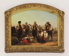 Charles Soubre, Untitled, oil on canvas