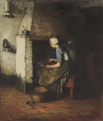 Jacques Cornelis Snoeck, Untitled, oil on canvas 40 x 34cm