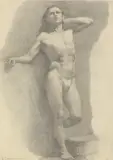Boris Sporykhin, Untitled, pencil 56.5 x 38cm