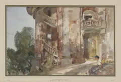 William Russell Flint, Untitled, watercolour 34 x 51cm .