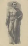 Boris Sporykhin, Untitled, pencil 57.5 x 33.5cm