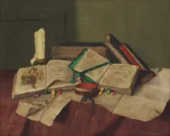 Árpád Romek, Untitled, oil on canvas 50 x 60cm .
