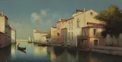 G... Hugues, Untitled, oil on canvas 50 x 100cm