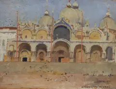 Harrington Mann, Untitled, oil on panel 18 x 23cm