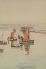 Arthur Briscoe, Untitled, watercolour 33.5 x 24cm