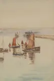 Arthur Briscoe, Untitled, watercolour 33.5 x 24cm
