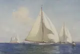 Martyn Richardson Mackrill, Untitled, watercolour heightened with white 47 x 67cm .
