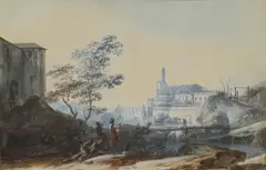Alexandre Jean Noël, Untitled, watercolour and bodycolour 34.4 x 50cm Provenance: Sotheby's