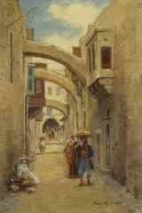 Percy Robert Craft, Untitled, oil on board 25.7 x 17cm