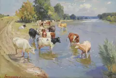 Vitaly Baranenko, Untitled, oil on canvas 40 x 60cm