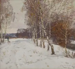 Viktor Koshevoi, Untitled, oil on board 43 x 48cm
