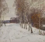 Viktor Koshevoi, Untitled, oil on board 43 x 48cm