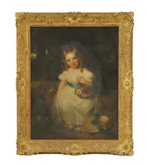 Martin Archer Shee, Untitled, in a carved giltwood and gesso frame