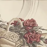 James R Reynolds, Untitled, watercolour 40 x 40cm; and another watercolour 39 x 60cm