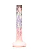 Stick Neck Vase by Émile Gallé, cameo glass, signed 'Gallé' with star in cameo, sold Oct 2018