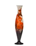 Large Vase by Émile Gallé, cameo glass, signed 'Gallé' in cameo, sold Oct 2018