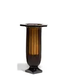 Tall Vase by Cristallerie Daum, blown amethyst glass, signed 'DAUM FRERES FRANCE' with the cross of Lorraine, sold Oct 2018