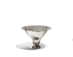 Tazza by Just Andersen, sterling silver, stamped with maker's hallmarks, sold Oct 2018