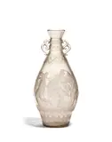 Simon Gate, Vase, for Orrefors, engraved glass, engraved 'Orrefors S Gate 234