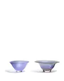 Edward Hald, Two Graal Bowls, for Orrefors, internally decorated glass, each engraved 'Orrefors S