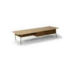 Paul McCobb, Coffee Table, for Calvin, walnut, brass, marble